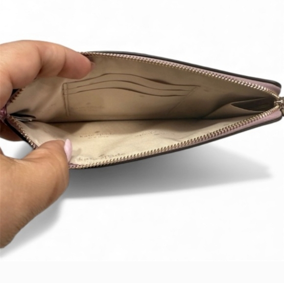 Kate Spade Iridescent Purple Zip Around Wristlet/Clutch, NWOT - Picture 3 of 7